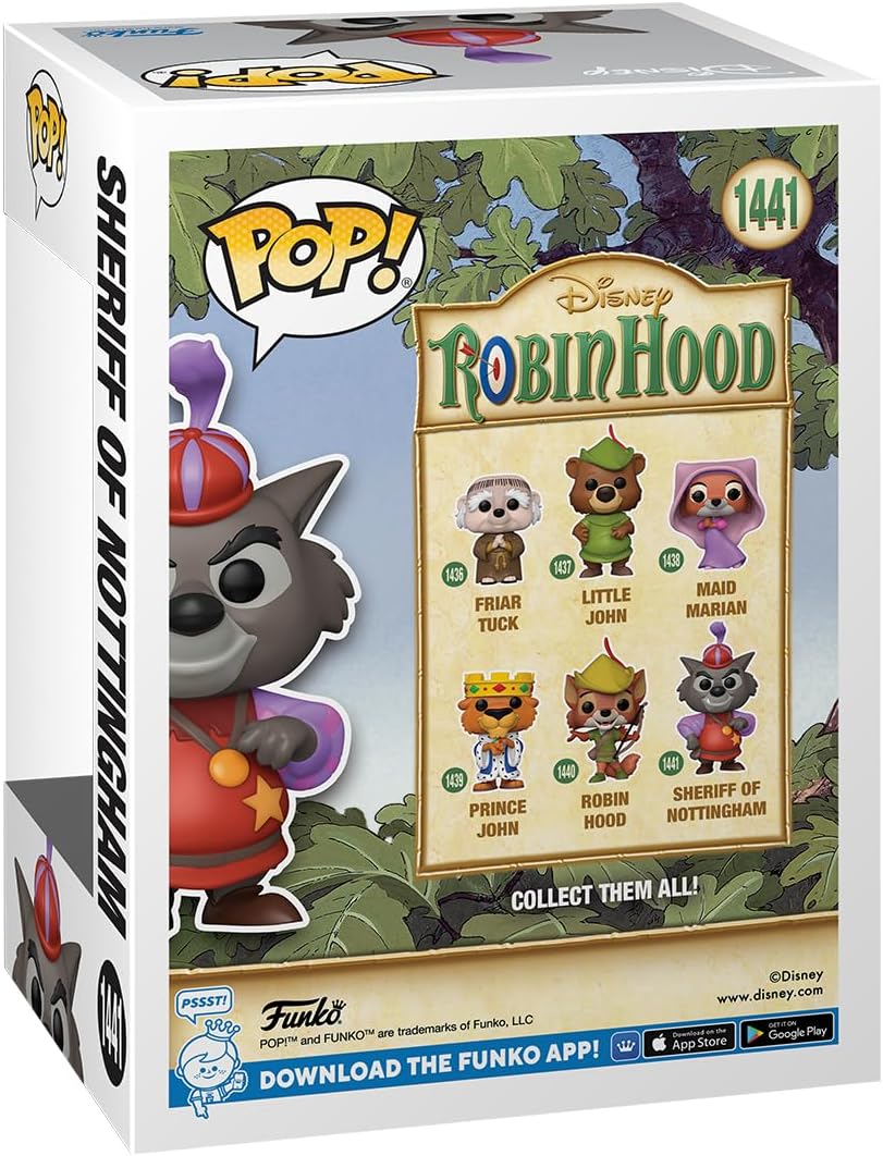 Funko POP! Disney: Robin Hood - Sheriff Of Nottingham - Collectable Vinyl Figure - Gift Idea - Official Merchandise - Toys for Kids & Adults - Movies Fans - Model Figure for Collectors and Display