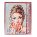 Depesche 12645 TOPModel Glitter Queen - notitieboek en potlood geschenkset, gelinieerde pagina's en glitterende kaft