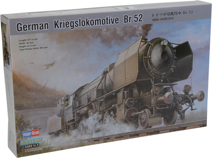 Hobbyboss 82911%22 German KE Railway Gun Dora Plastic Model Kit, Brown, 1:72 Scale & 82901%22 German Kriegslokomotive Br 52%22 Plastic Model Kit, 1:72 Scale