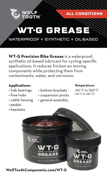 WT-G Precision Bike Grease - 8oz