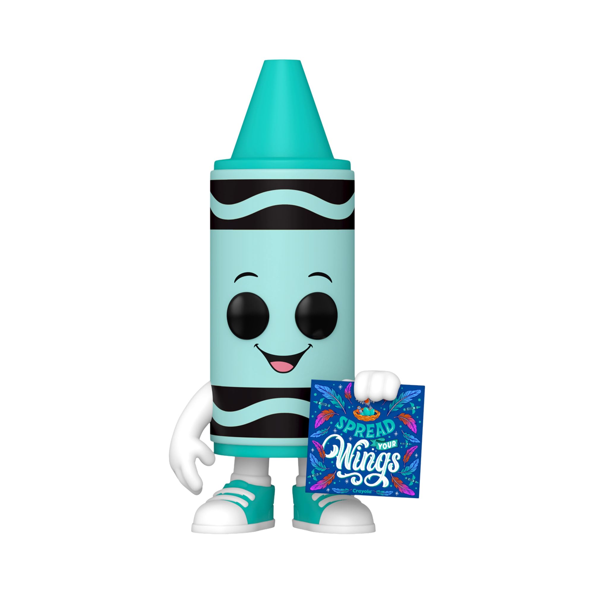 Funko POP! Ad Icons: Crayola - Teal Crayola - SYW Crayon - (Kindness) - Vinyl-Sammelfigur - Geschenkidee - Offizielle Handelswaren - Spielzeug Für Kinder Und Erwachsene - Ad Icons Fans