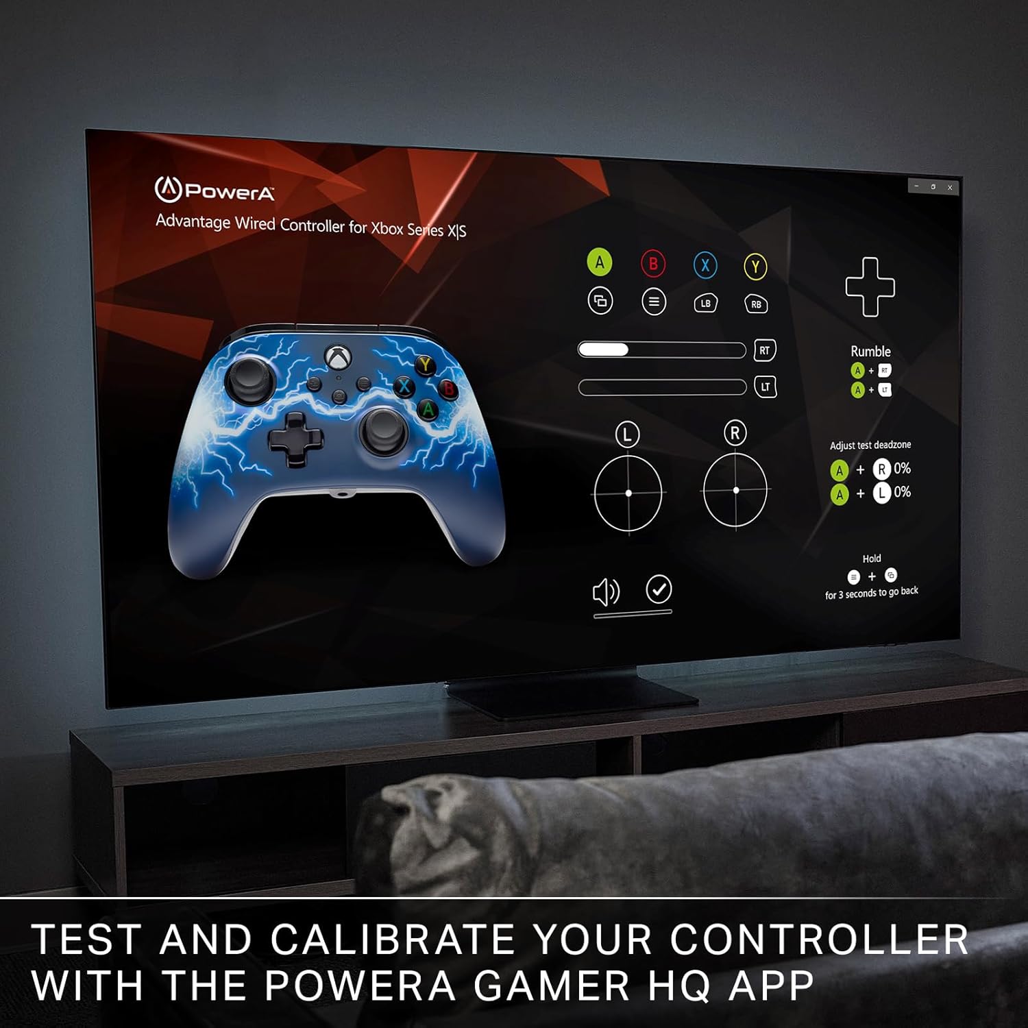PowerA Advantage Wired Controller for Xbox Series X|S - Arc Lightning, Gamepad, Wired Video Game Controller, Gaming Controller, USB-C, works with Xbox One and Windows 10/11, Officially Licensed