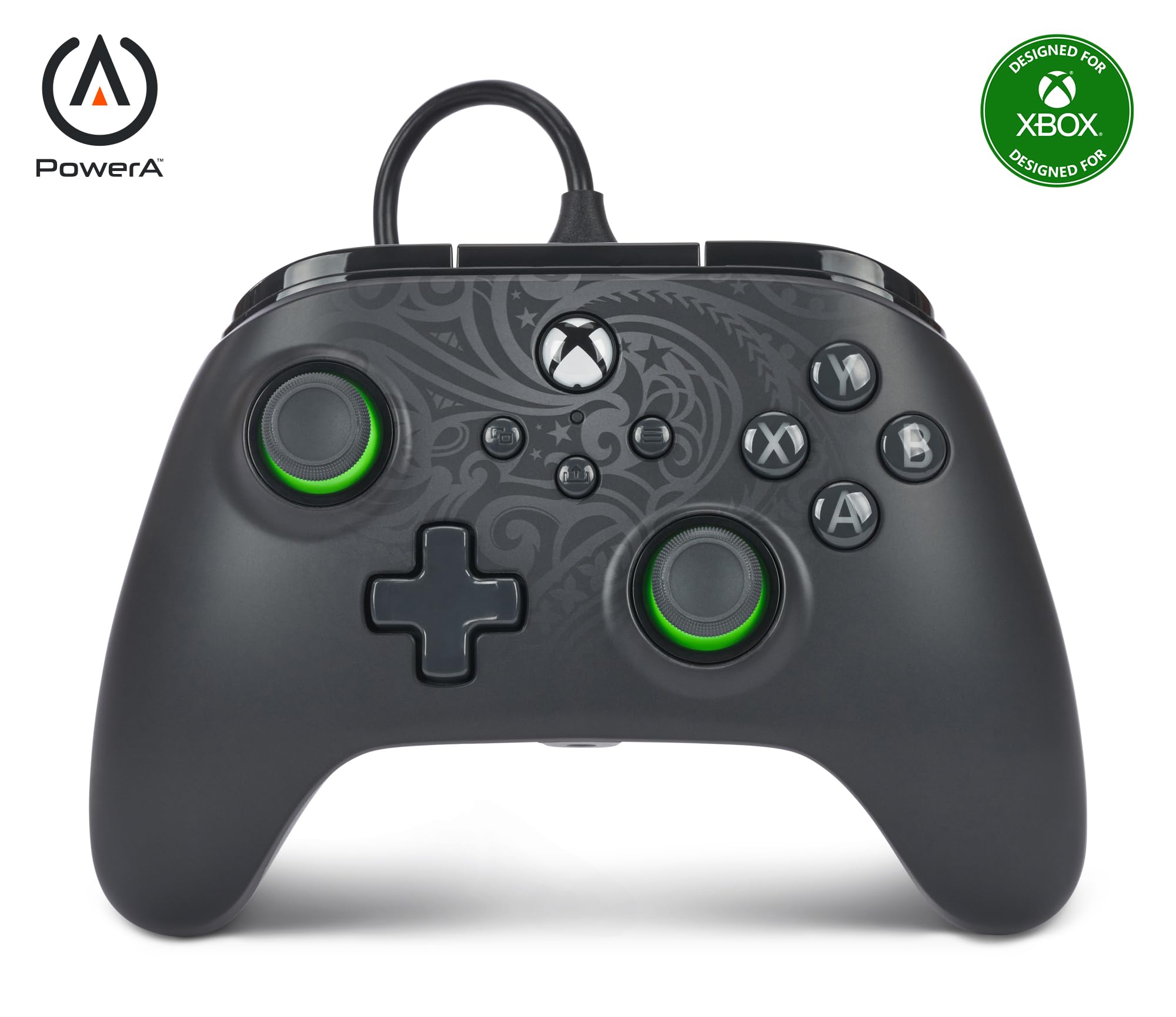 PowerA Advantage Wired Controller for Xbox Series X|S, Wired Video Game Controller, Gamepad for Xbox X and S, Officially Licenced by Xbox, 2 Years Manufacturer Warranty- Celestial Green