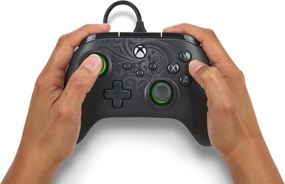 PowerA Advantage Wired Controller for Xbox Series X|S, Wired Video Game Controller, Gamepad for Xbox X and S, Officially Licenced by Xbox, 2 Years Manufacturer Warranty- Celestial Green