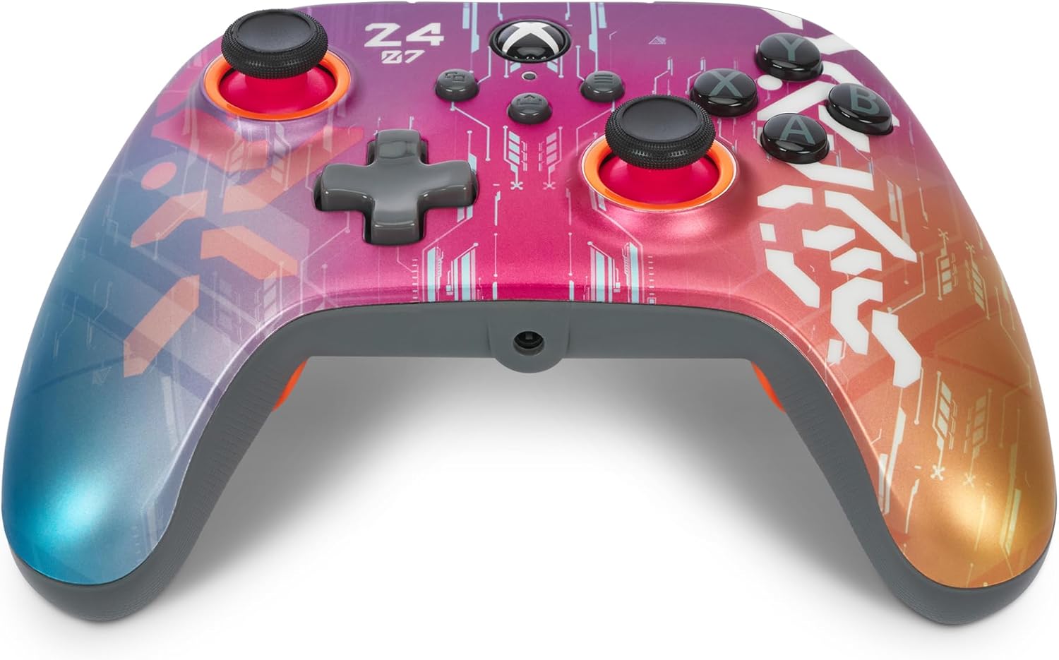 PowerA Advantage Wired Controller for Xbox Series X|S, Wired Video Game Controller, Gamepad for Xbox X and S, Officially Licenced by Xbox, 2 Years Manufacturer Warranty- Cyber Style