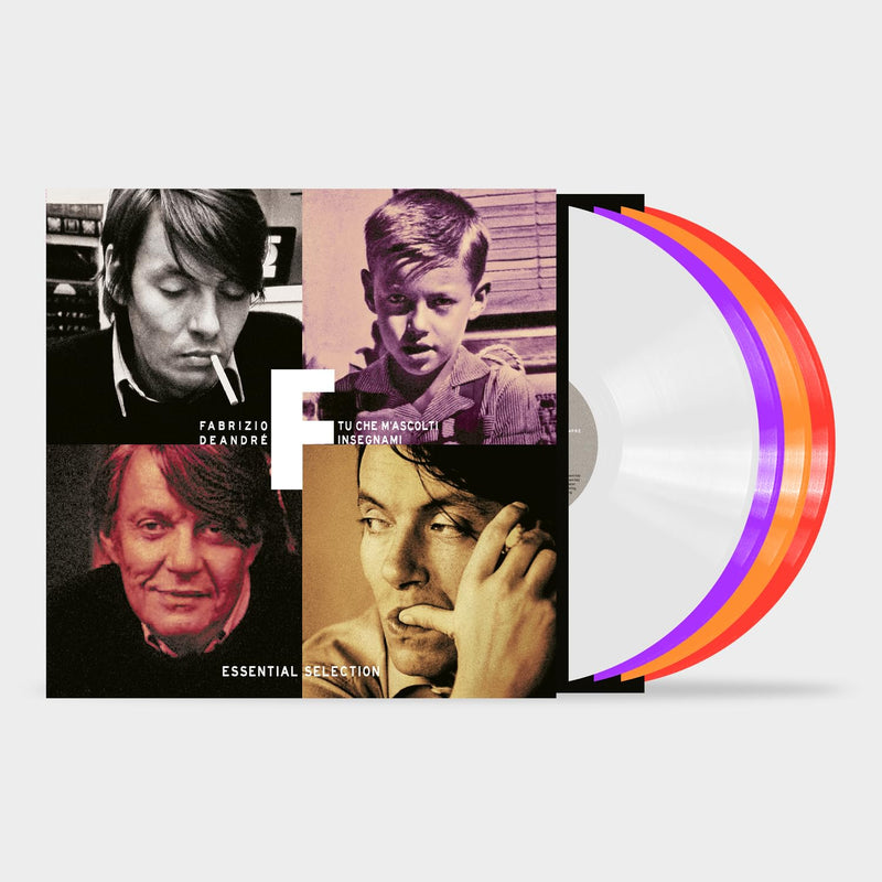 Tu Che M'Ascolti Insegnami - White, Purple, Orange & Red Colored Vinyl