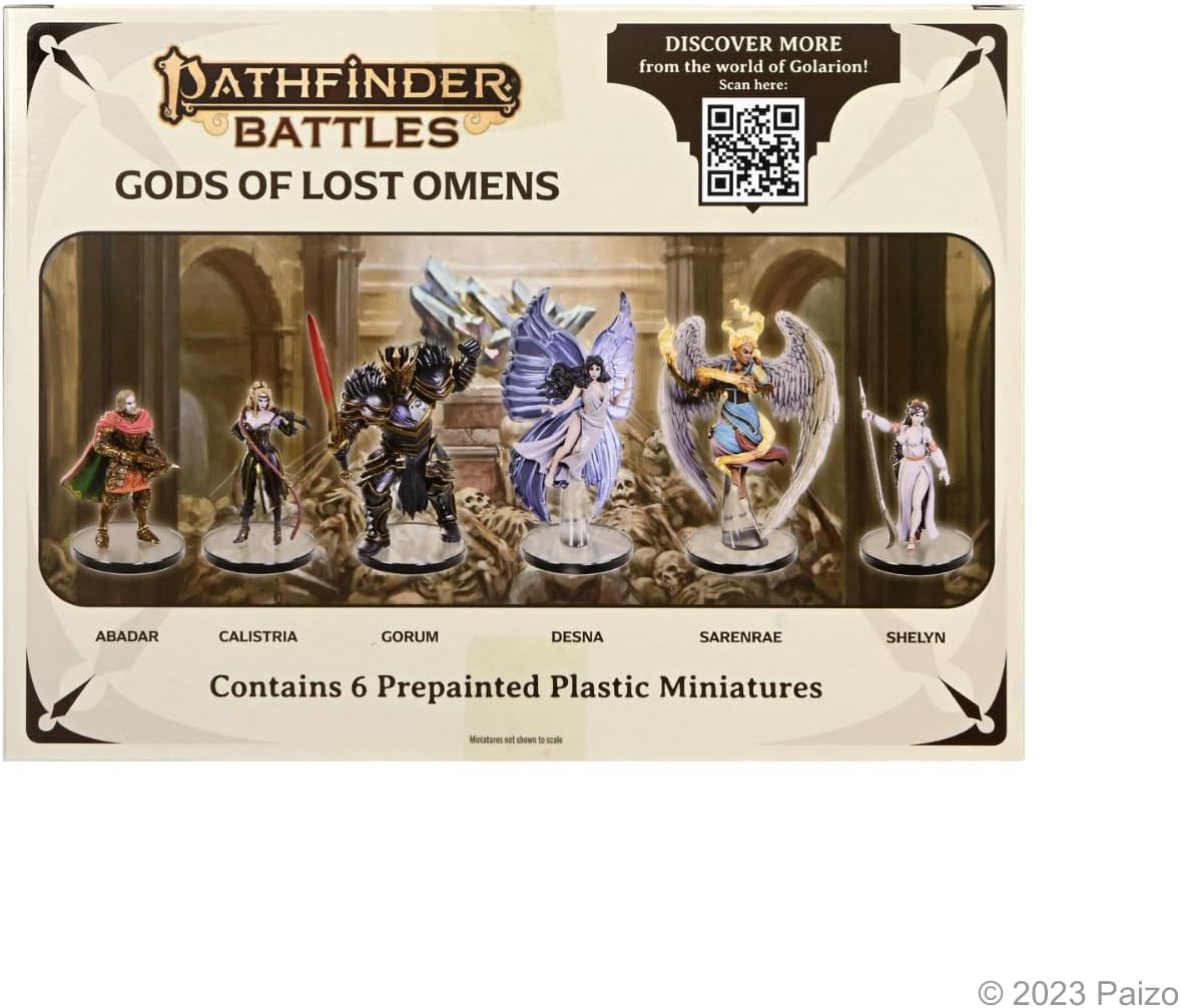 Pathfinder Battles pack 8 miniatures Gods of Lost Omens Boxed Set