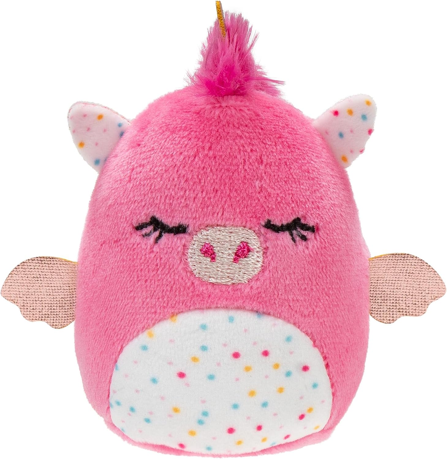 Squishville by Original Squishmallows Cute & Colourful Squad Plush - Six 2-Inch Squishmallows Plush Including Annalise, Duna, Fuyuki, Danika, Lemora, and Rayn - Toys for Kids