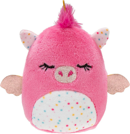 Squishville by Original Squishmallows Cute & Colourful Squad Plush - Six 2-Inch Squishmallows Plush Including Annalise, Duna, Fuyuki, Danika, Lemora, and Rayn - Toys for Kids