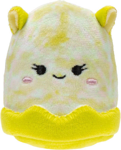 Squishville by Original Squishmallows Cute & Colourful Squad Plush - Six 2-Inch Squishmallows Plush Including Annalise, Duna, Fuyuki, Danika, Lemora, and Rayn - Toys for Kids