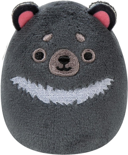 Squishville SQM0509-6er Pack Schwarz-Weiß Squad, superweiche Mini-Squishmallows, 5cm Plüschfiguren