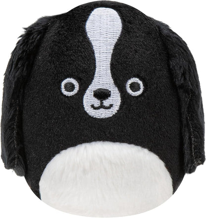 Squishville SQM0509-6er Pack Schwarz-Weiß Squad, superweiche Mini-Squishmallows, 5cm Plüschfiguren
