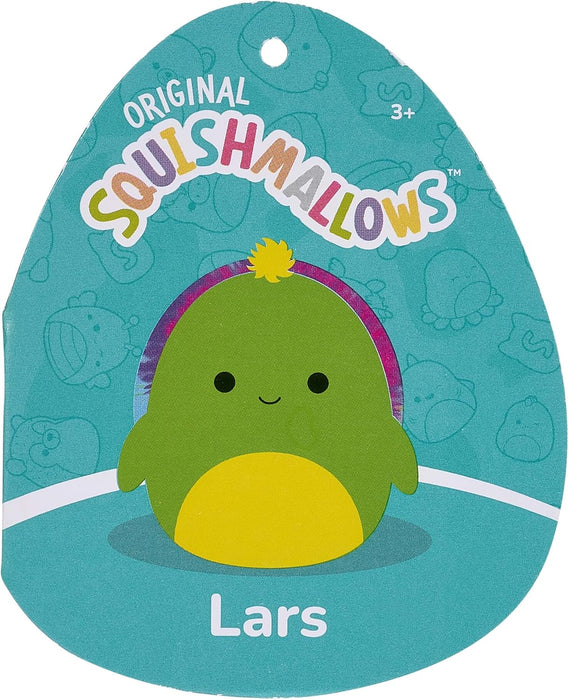 Squishmallows Original 12-Inch - Lars the Neon Green Turtle with Neon Tie-Dye Shell Plush
