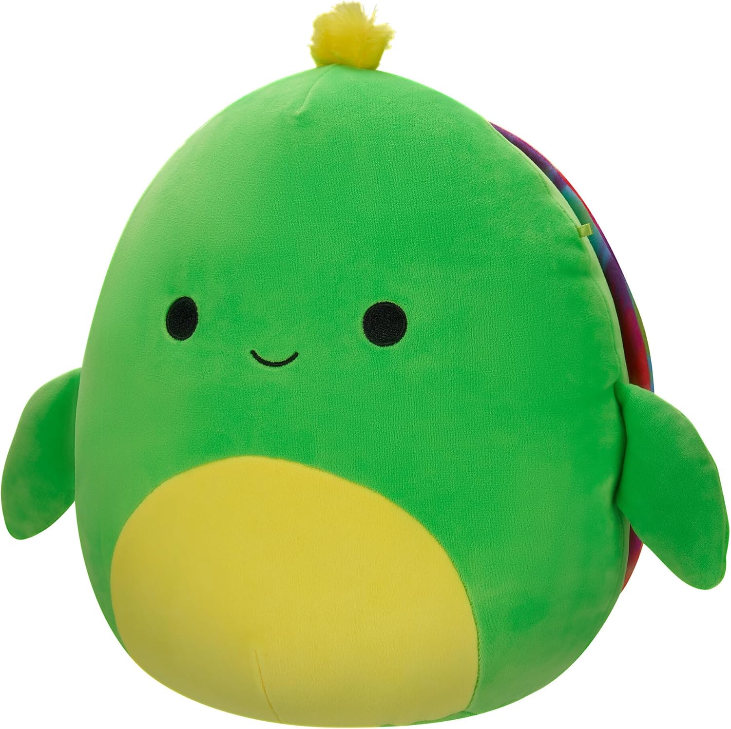 Squishmallows Original 12-Inch - Lars the Neon Green Turtle with Neon Tie-Dye Shell Plush
