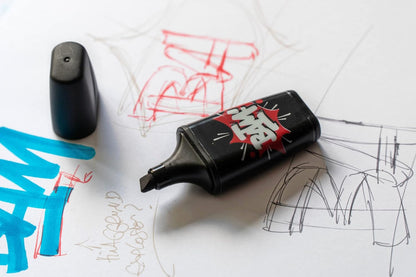 Highlighter - STABILO BOSS MINI by Snooze One - Pack of 3 - Blue, Yellow, Green Pack of 3 Blue, Yellow, Green