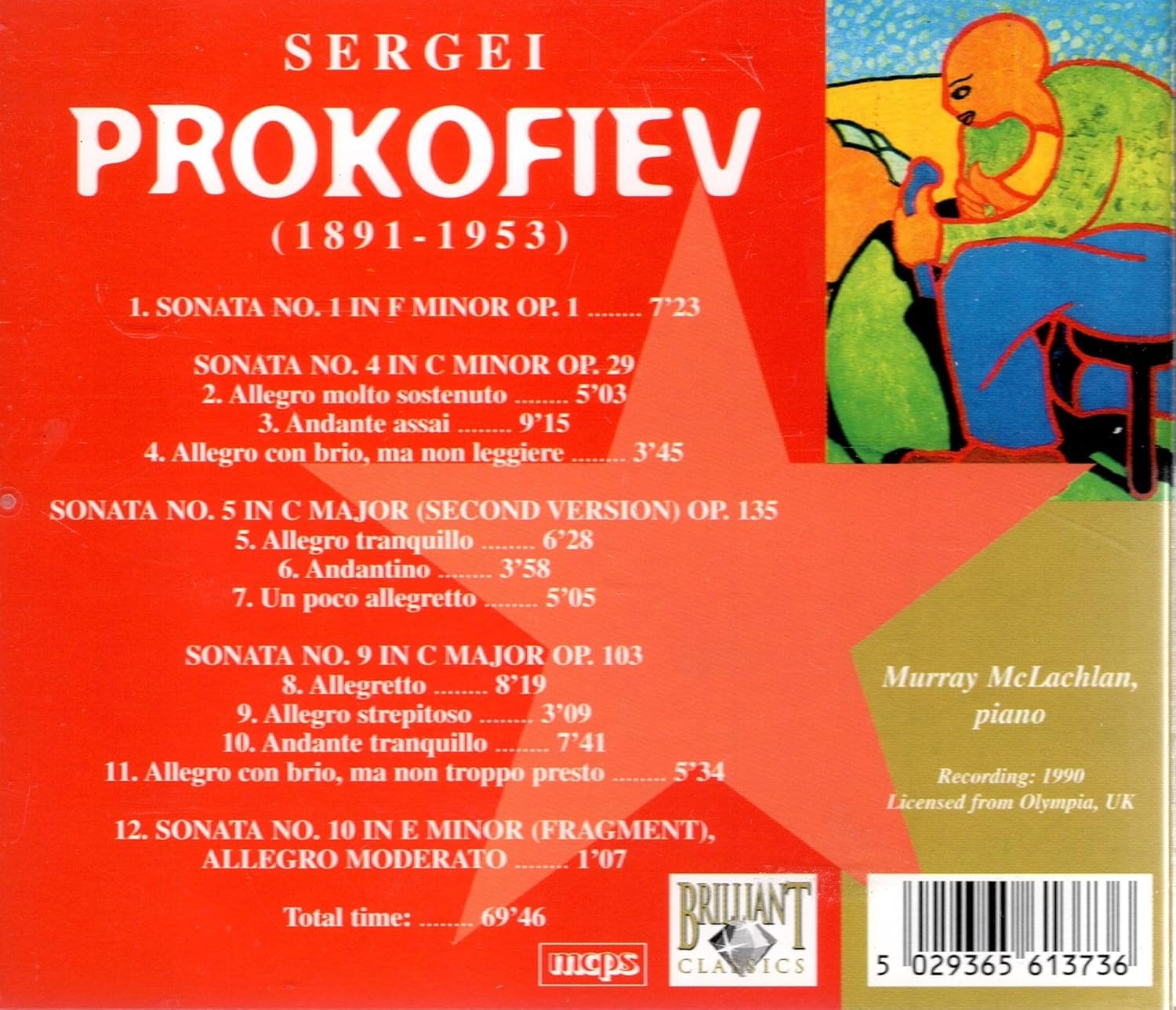 Prokofiev - Sonatas Nos.1, 4, 5, 9