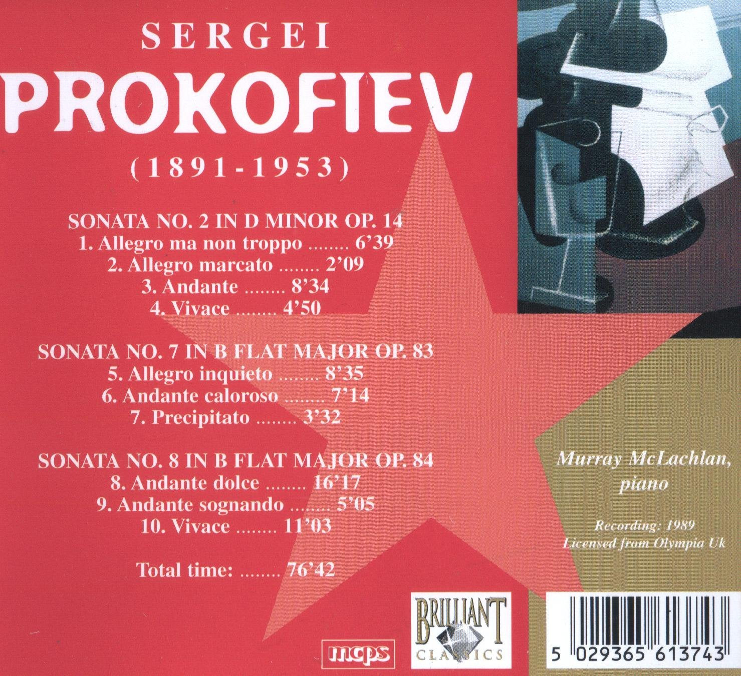 Prokofiev - Sonatas Nos.2, 7, 8