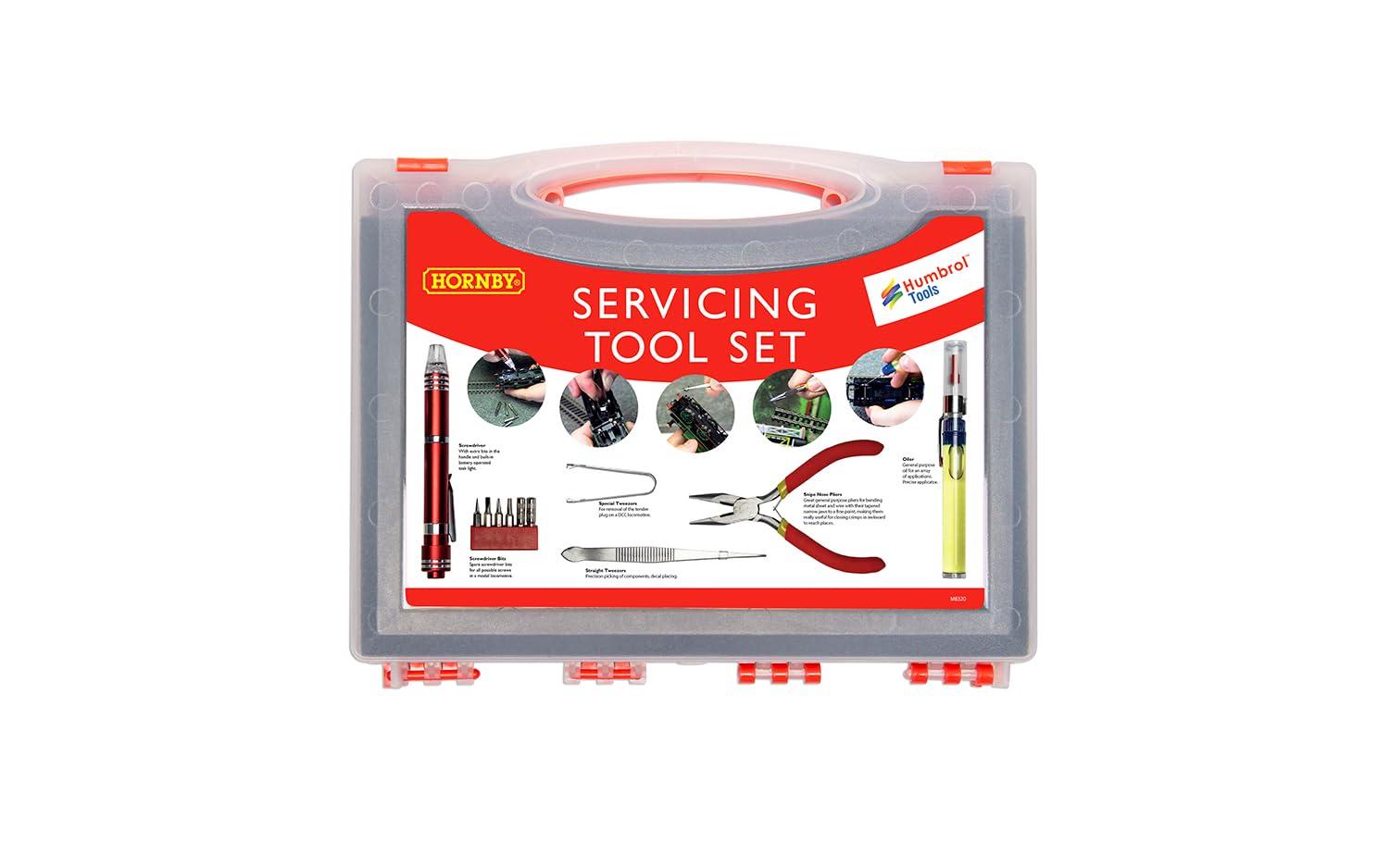 Hornby AG9164 Wartungswerkzeug-Set für Ihre Eisenbahnlokomotive und Layout