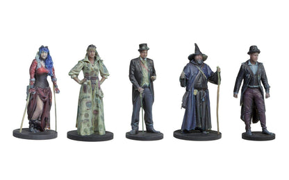 Bassett-Lowke BL8010 Steampunk pasajeros de pie Pack 1, 5 Figuras (sin Pintar), Color, Talla única