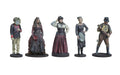 Bassett-Lowke BL8011 SteamPunk passengers standing pack 2 - 5 figures (unpainted