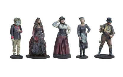 Bassett-Lowke BL8011 SteamPunk passengers standing pack 2 - 5 figures (unpainted