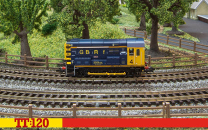 Hornby TT:120 Modelleisenbahn TT3003M GBRf Klasse 08 0-6-0 08924 - Epoche 11 Lokomotiven