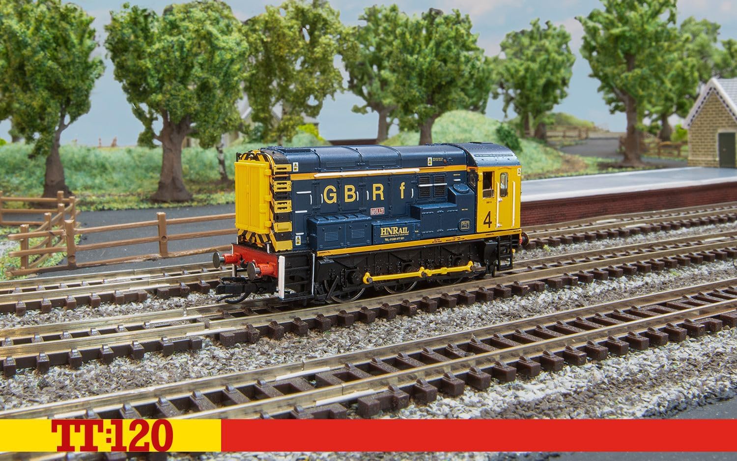 Hornby TT:120 Modelleisenbahn TT3003M GBRf Klasse 08 0-6-0 08924 - Epoche 11 Lokomotiven