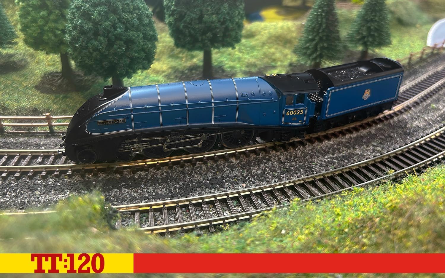 Hornby TT:120 Modelleisenbahn TT3009M BR-Klasse A4 Klasse 4-6-2 60025 'Falcon' - Era 4 Lokomotiven