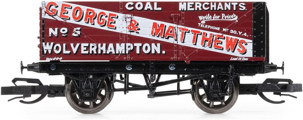 Hornby TT:120 Modelleisenbahn TT6001 7 Plank Wagon 'George and Matthews' No.5 - Era 2 Wagons and Wagon Packs