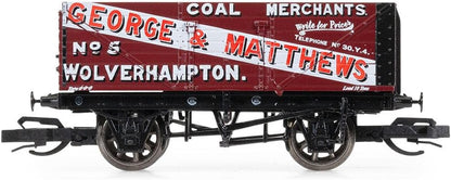 Hornby TT:120 Modelleisenbahn TT6001 7 Plank Wagon 'George and Matthews' No.5 - Era 2 Wagons and Wagon Packs