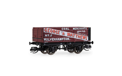 Hornby TT:120 Modelleisenbahn TT6001 7 Plank Wagon 'George and Matthews' No.5 - Era 2 Wagons and Wagon Packs