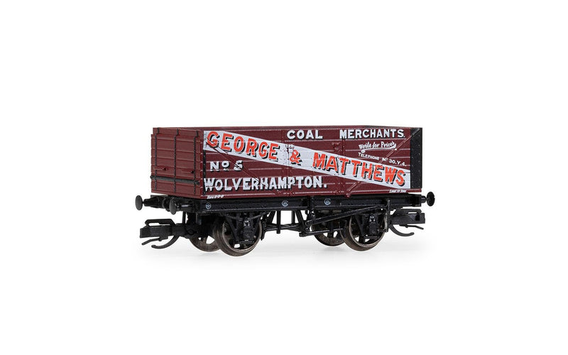 Hornby TT:120 Modelleisenbahn TT6001 7 Plank Wagon 'George and Matthews' No.5 - Era 2 Wagons and Wagon Packs
