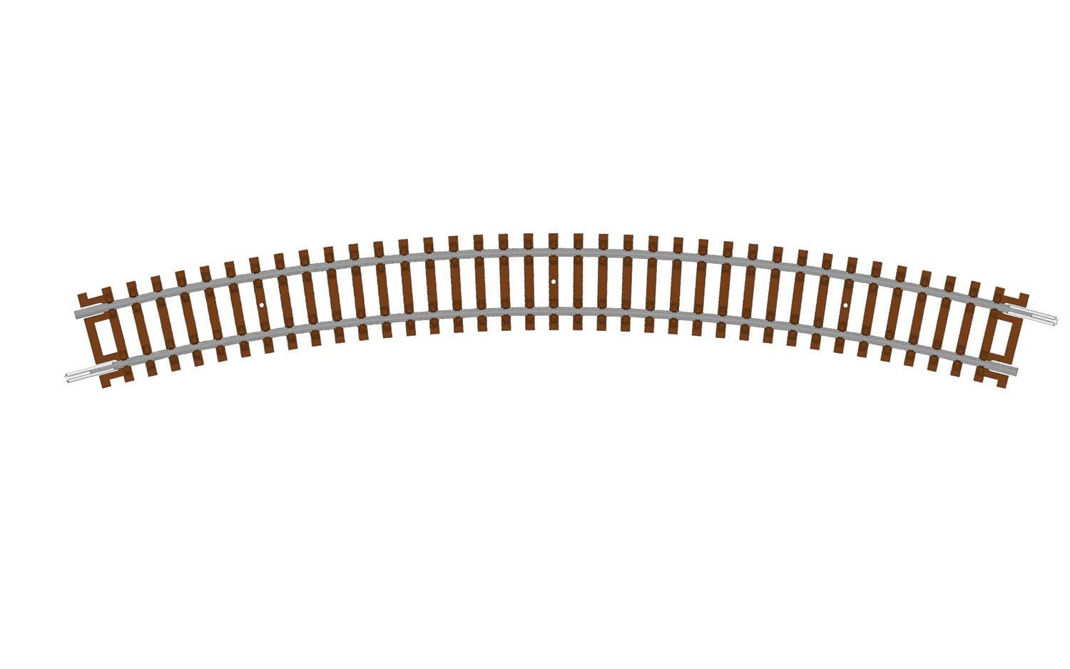 Hornby TT8006 TT Spurweite Kurve 4. Radius 30° – Zusätzliche Gleisteile für Modelleisenbahn-Sets, Spielzeugeisenbahn-Gleisteile, beinhaltet: 1x 396 mm 4. Radius Kurve Hobbys für Männer – Maßstab 1:120