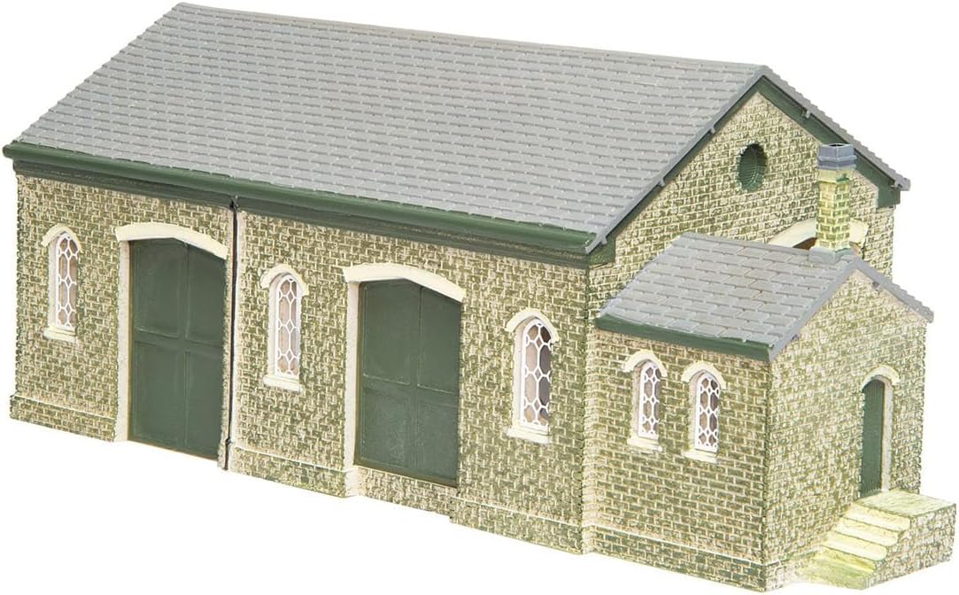 Hornby TT9007 Güterschuppen, Modelleisenbahn TT Spur Gebäude, Modelleisenbahn Zubehör zum Hinzufügen von Landschaft, Dioramen, Wald, Gebäuden und mehr, Modellbau Kits - Maßstab 1/120 Modellzubehör