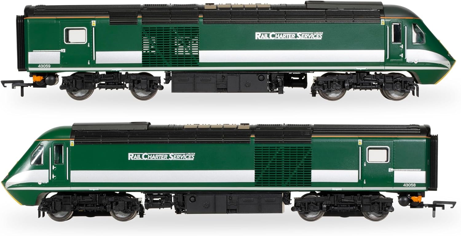 Hornby R30204 Rail Charter Services HST Train Pack - Era 11 Diesel Lokomotive Modelleisenbahn Zug 00 Spur