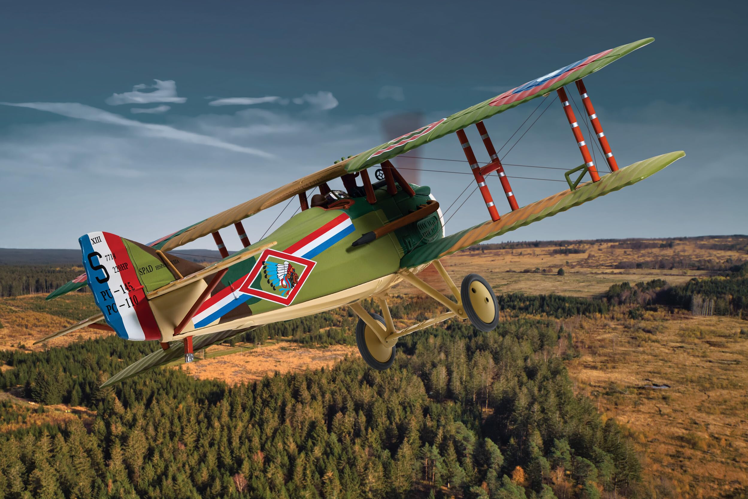 Spad S.Xiii, S.7714, Captain Robert Soubiran, O.C 103Rd Aero Squadron Usas, France, November 1918