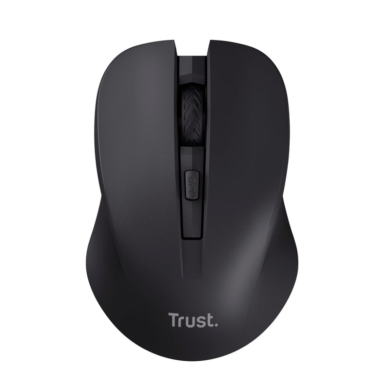 Trust Mydo Silent Wireless Mouse, 82% Recycled Plastics, 1000-1800 DPI, Storable USB Receiver, RF 2.4GHz, For Left and Right Hand Users, Quiet Optical Computer Mouse for PC, Laptop, Mac