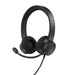 Trust Ayda On-Ear USB PC Headset with ENC Noise Cancelling Microphone, Lightweight Design, 65% Recycled Plastic, 1.8m Cable, Wired USB C Headphones with Mic for Computer, Laptop, Mac, Teams - Black