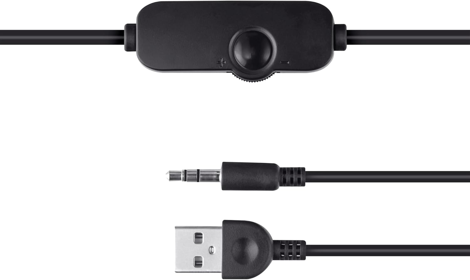 Trust Polo Compact PC Speakers 2.0, 8W (4W RMS), USB Powered Speaker Set, Jack AUX 3.5mm, Inline Control, Small Stereo Computer Speakers for PC Desktop/Laptop - Black