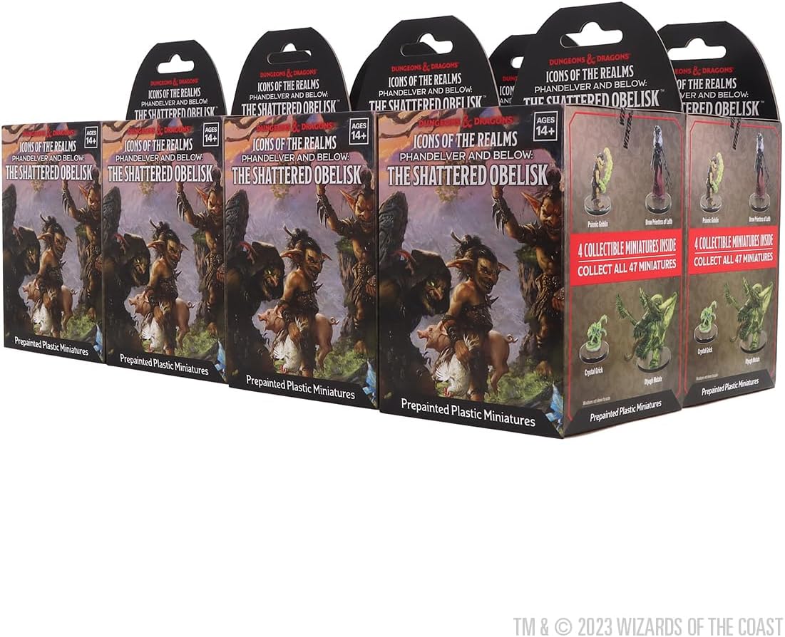WizKids D&D Icons of The Realms: Phandelver and Below: The Shattered Obelisk - 8ct Booster Brick Dungeons and Dragons Miniatures