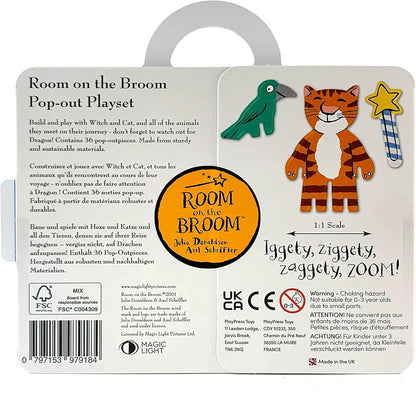 PLAYPRESS Room on the Broom Pop-out Playset