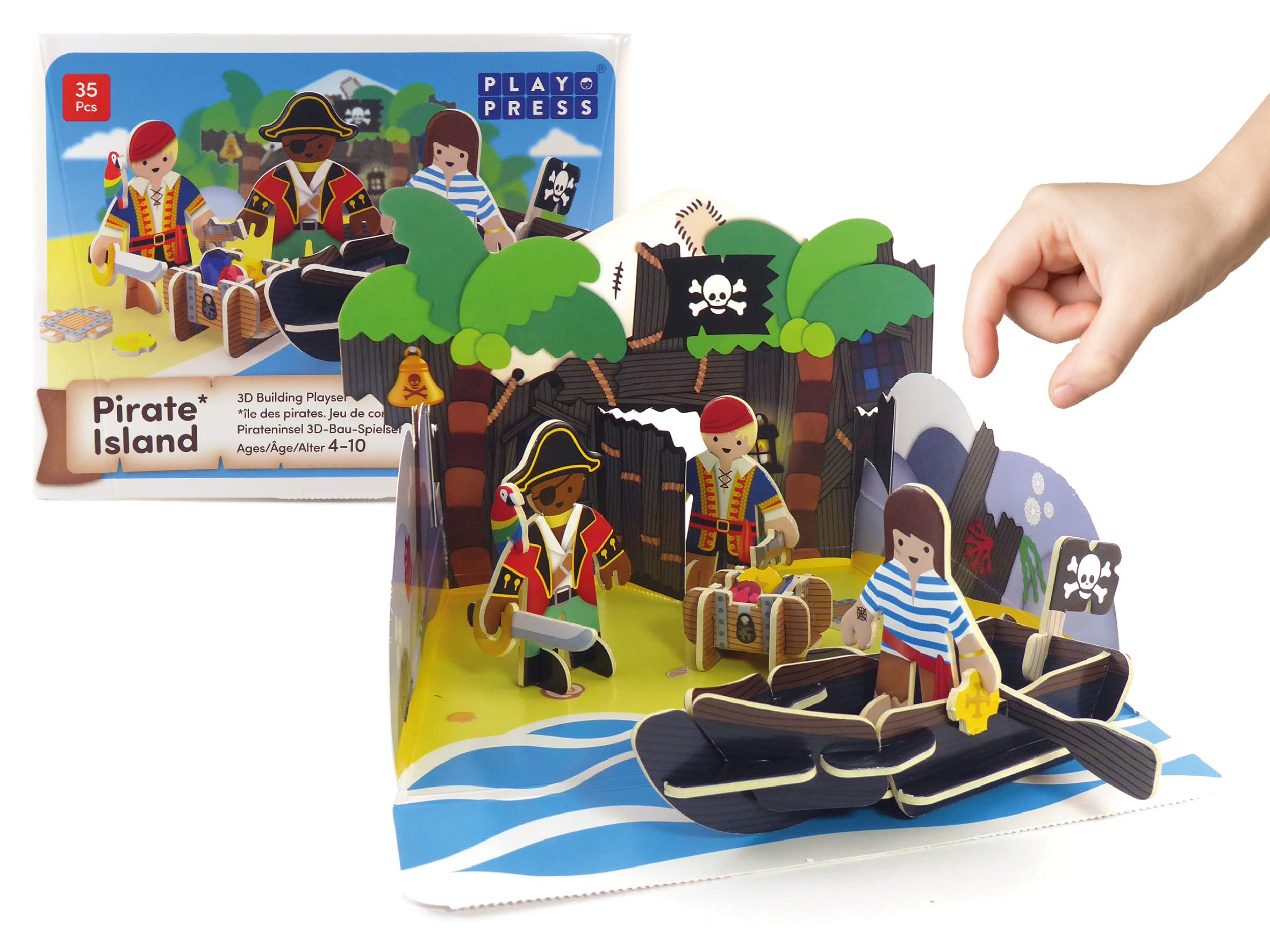 PLAYPRESS Pirate Island Playset