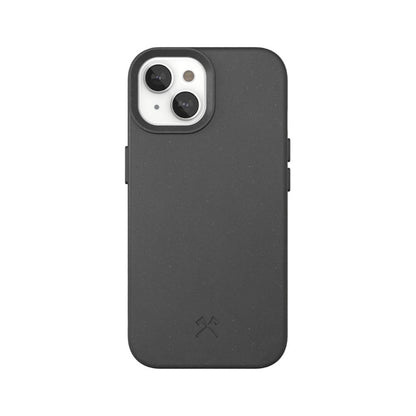 Woodcessories - Organic Case, Mobile Phone Case Compatible with iPhone 15 Case Black - Sustainable from Plants