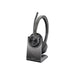 Poly - Voyager 4320 UC Wireless Headset + Charge Stand (Plantronics) - Headphones with Boom Mic - Connect to PC/Mac via USB-C Bluetooth Adapter, Cell Phone via Bluetooth - Works with Teams, Zoom &More