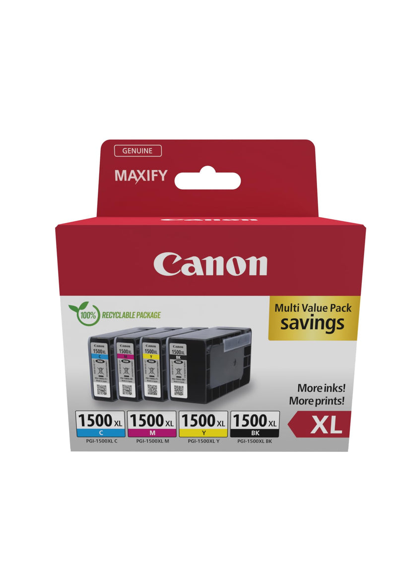 Original Ink Cartridge Canon Pgi-1500Xl Multicolour Black/Cyan/Magenta/Yellow