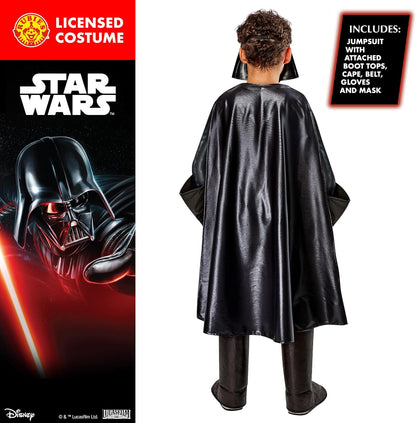 Rubie's Official Darth Vader Premium Child Costume, Kids Superhero Fancy Dress 5-6 Years