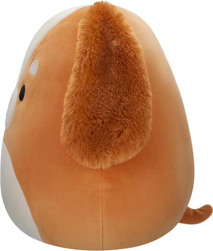 Squishmallows SQCR05413 12-Inch-Ysabel The Brown and White Spaniel, Multicolour