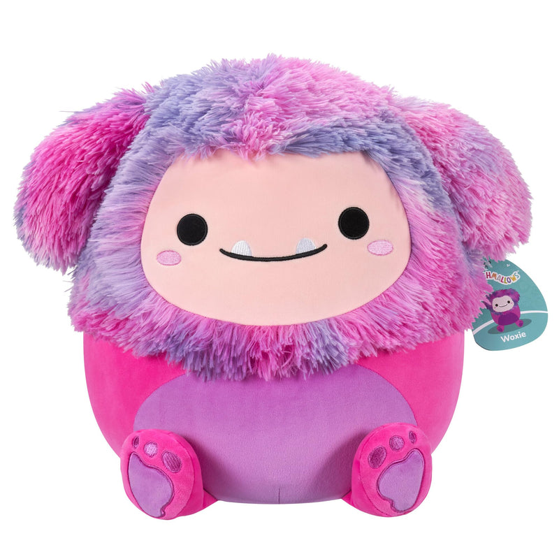 SQUISHMALLOWS SQCR05417 12-Inch Magenta Tie-Dye Mane Plush, Woxie The Bigfoot