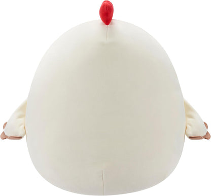 Squishmallows SQCR05418 Todd The Beige Rooster with a Floral Belly