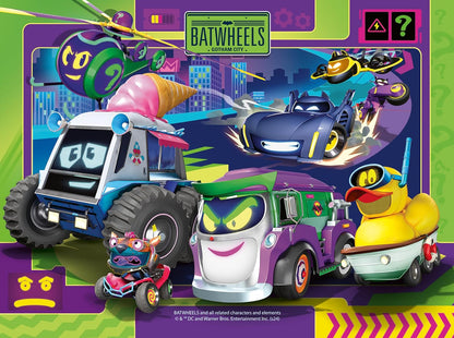 Ravensburger Batman Batwheels Jigsaw Puzzles for Kids Age 3 Years Up - 4 in a Box (12, 16, 20, 24 Pieces) - Educational Toys and Games for Children